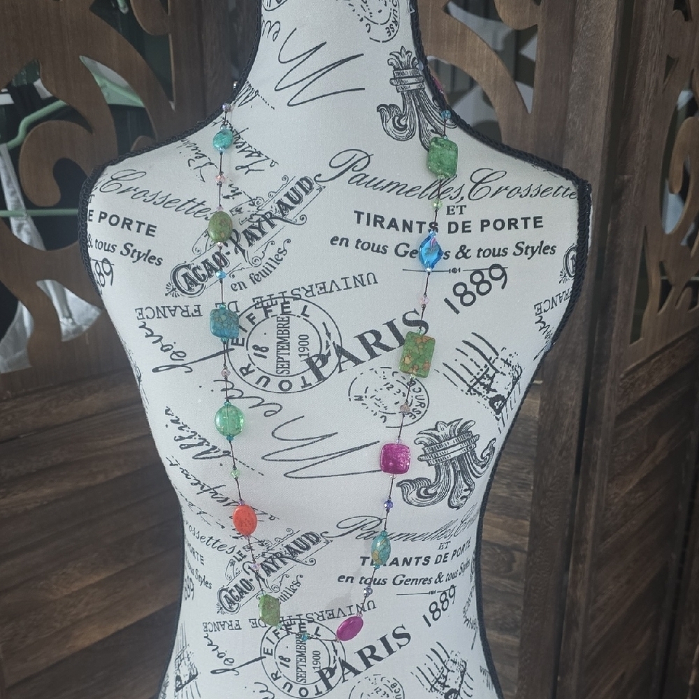 Premier‎ Designs Multicolor Beaded Necklace